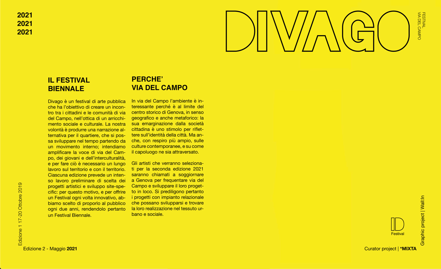 Divago Festival 2021 Genova
