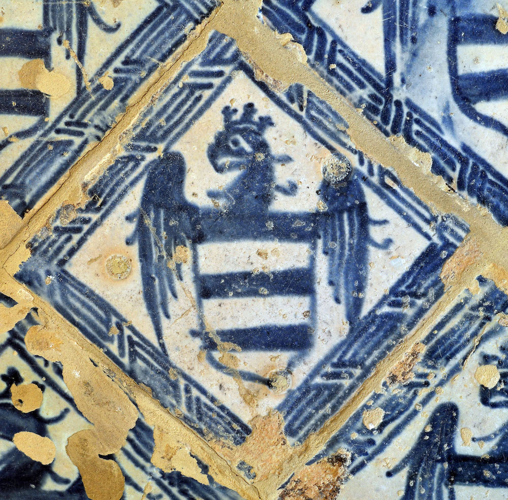 Gli azulejos nella villa Imperiale di Terralba. Genova