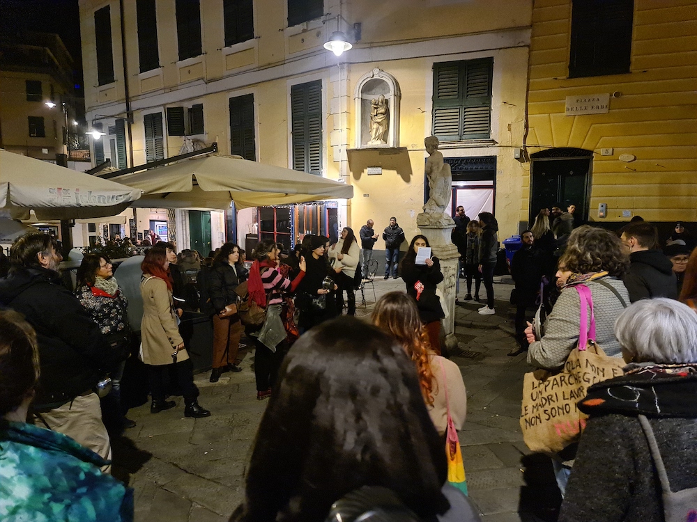 Passeggiata rumorosa transfemminista organizzata da Non Una Di Meno - Genova.