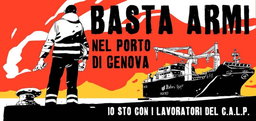 Il 16 ottobre sciopero nazionale: contro la militarizzazione, il traffico di armi e la repressione del dissenso.