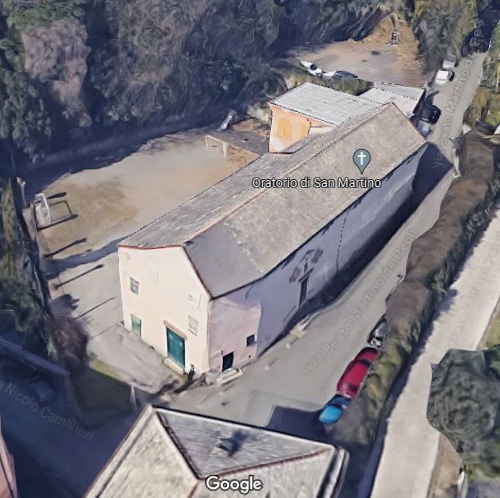 L'Oratorio a Pegli dell'Arciconfraternita di San Martino e Santa Rosalia.